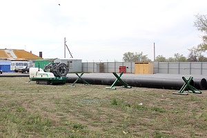 Сварка и монтаж полиэтиленовых труб на оборудовании McElroy при строительстве рыбзавода в Астрахани 